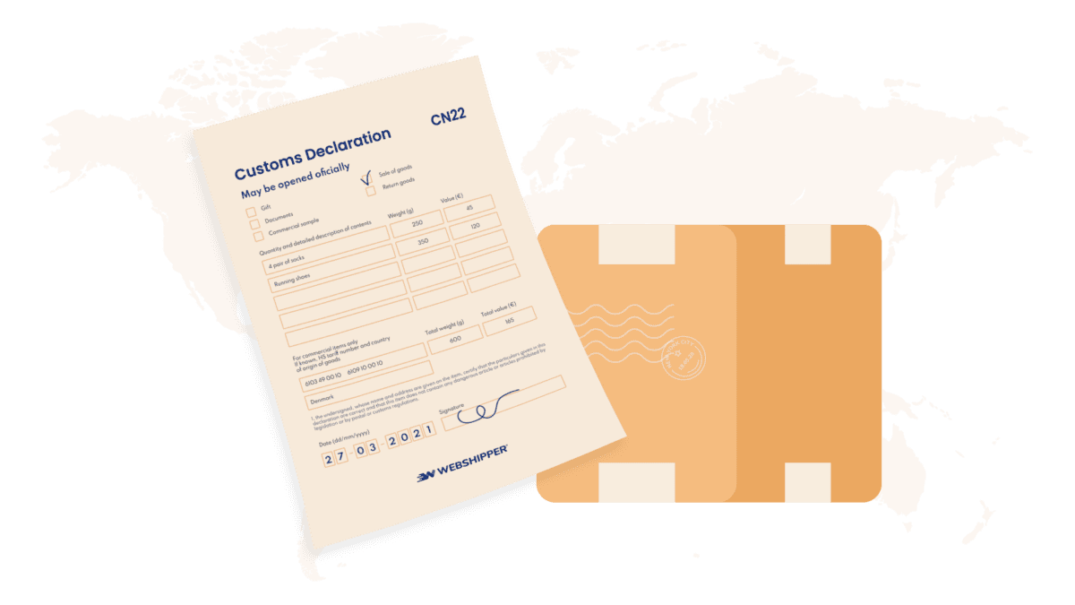 Customs decleration